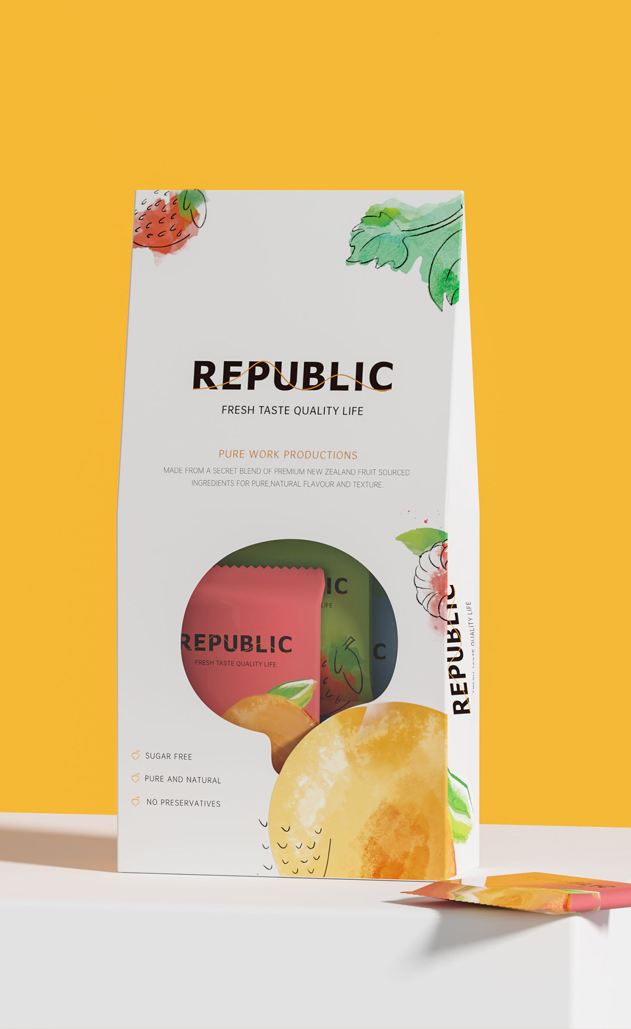 水果巧克力包装设计  MB