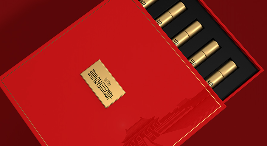 高端人参滋补品礼盒包装设计