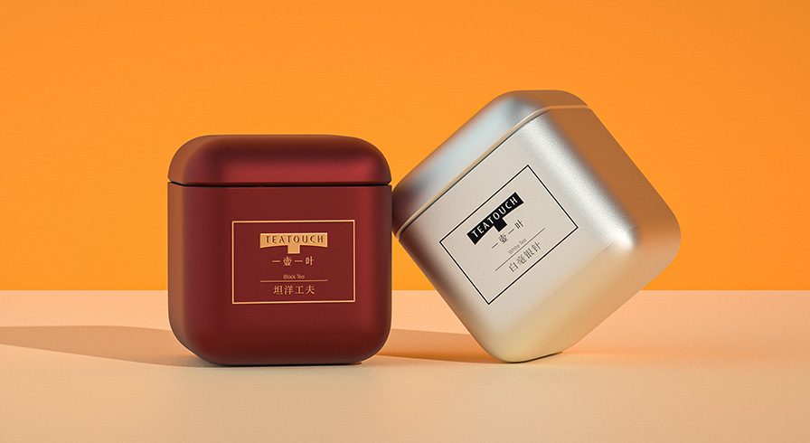 TEATOUCH一壶一叶茶叶礼盒包装设计