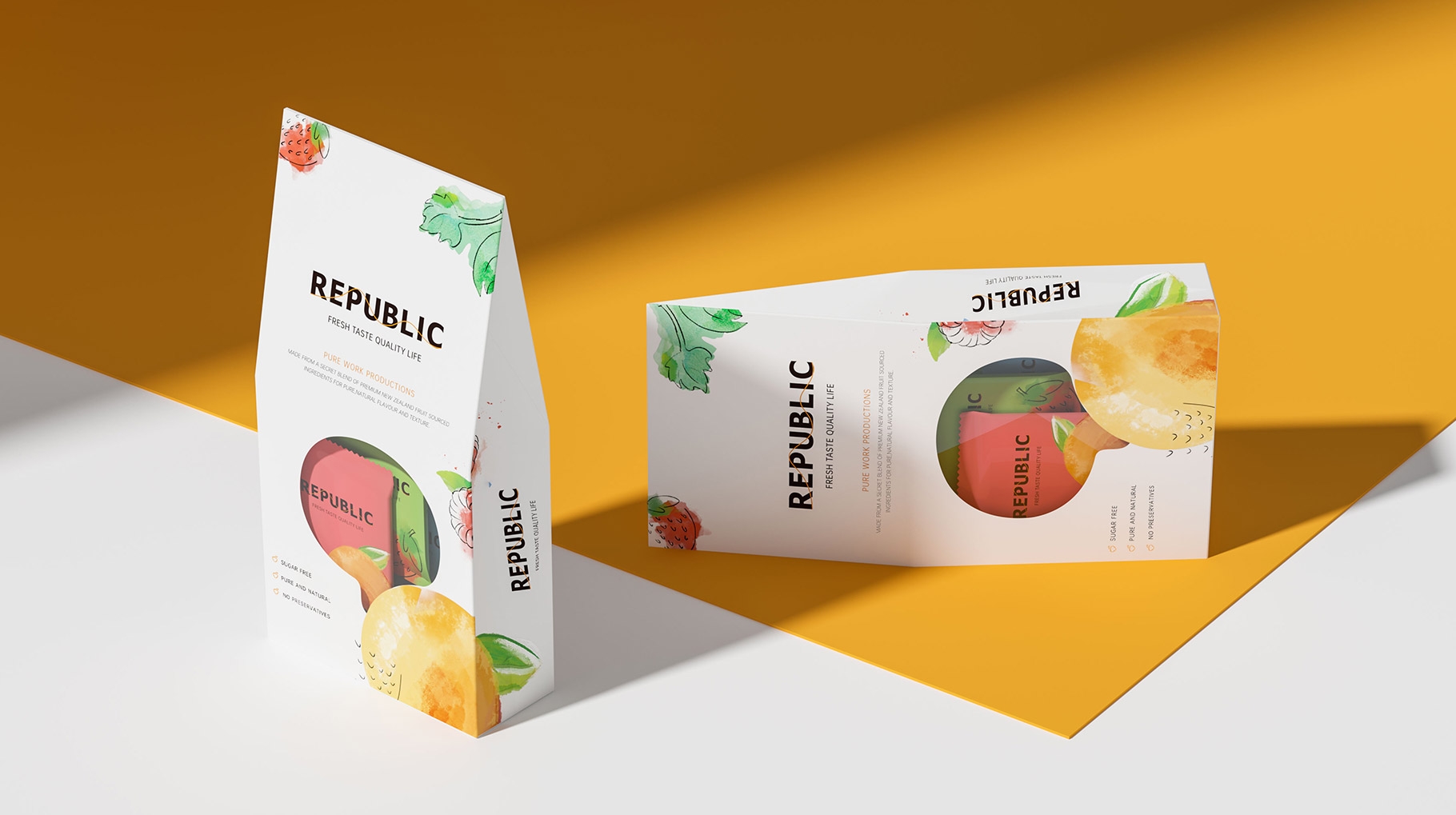 水果巧克力产品包装设计