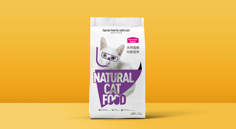 麦富迪宠物猫粮包装设计