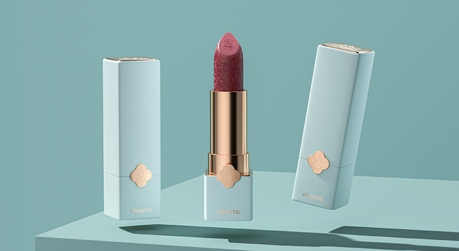 维诺健雕花口红产品包装设计