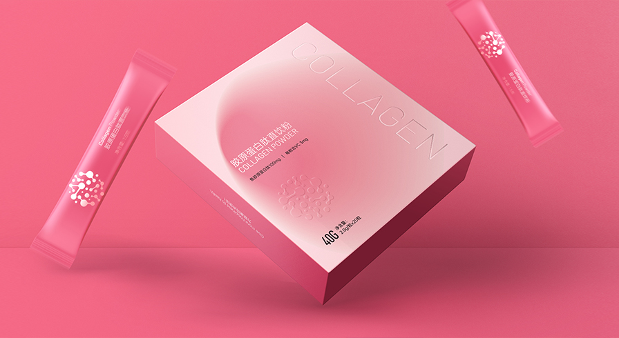 胶原蛋白肽直饮粉包装设计