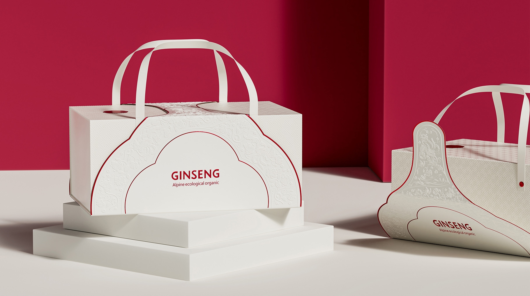 高档人参礼盒包装设计